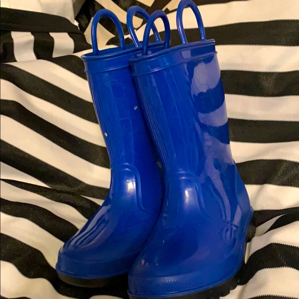 Blue Rain boots